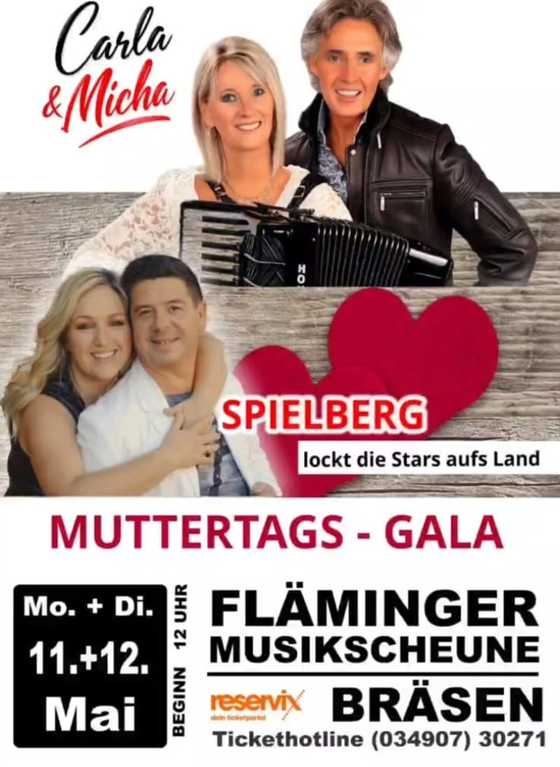 Sänger - Schlagersänger für Tanzveranstaltungen & Konzerte - Carla & Michael