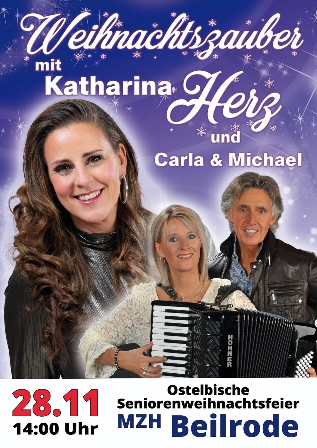 Sänger - Schlagersänger für Tanzveranstaltungen & Konzerte - Konzertwerbung von Michael Kastel