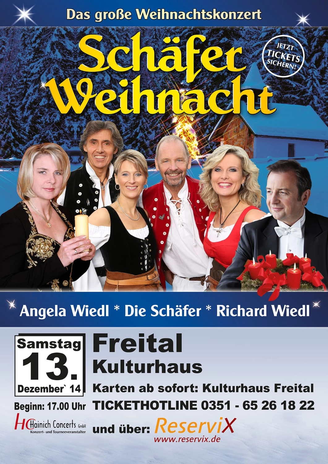 Sänger - Schlagersänger für Tanzveranstaltungen & Konzerte - Konzertwerbung von Michael Kastel