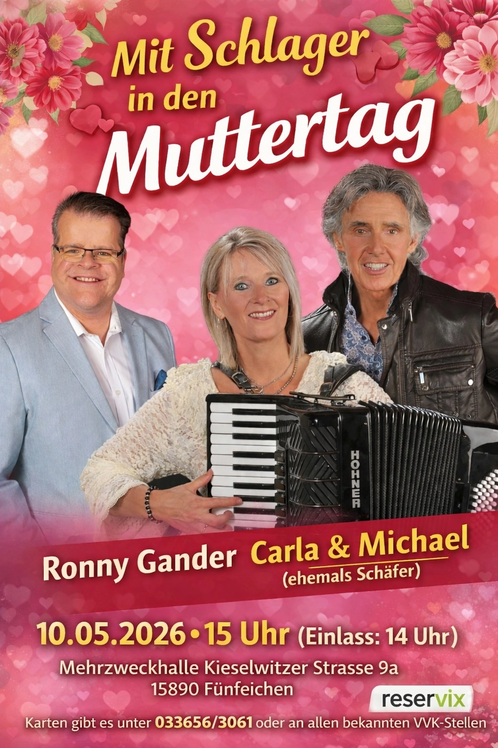 Sänger - Schlagersänger für Tanzveranstaltungen & Konzerte - Carla & Michael